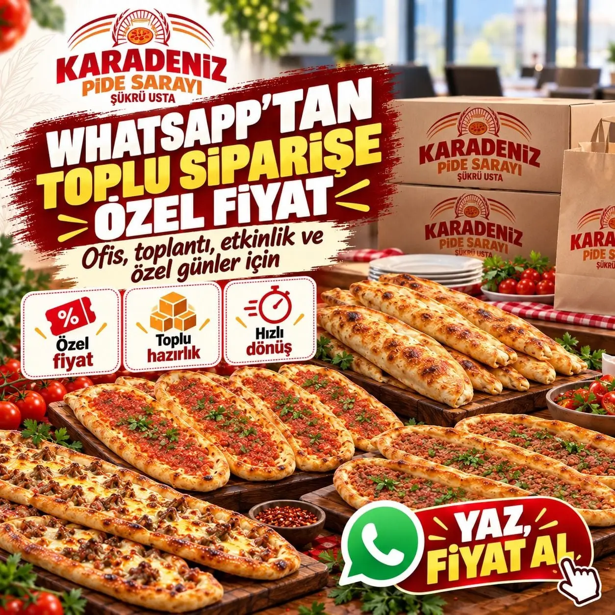 Afiş: WhatsApp’tan toplu siparişe özel fiyat